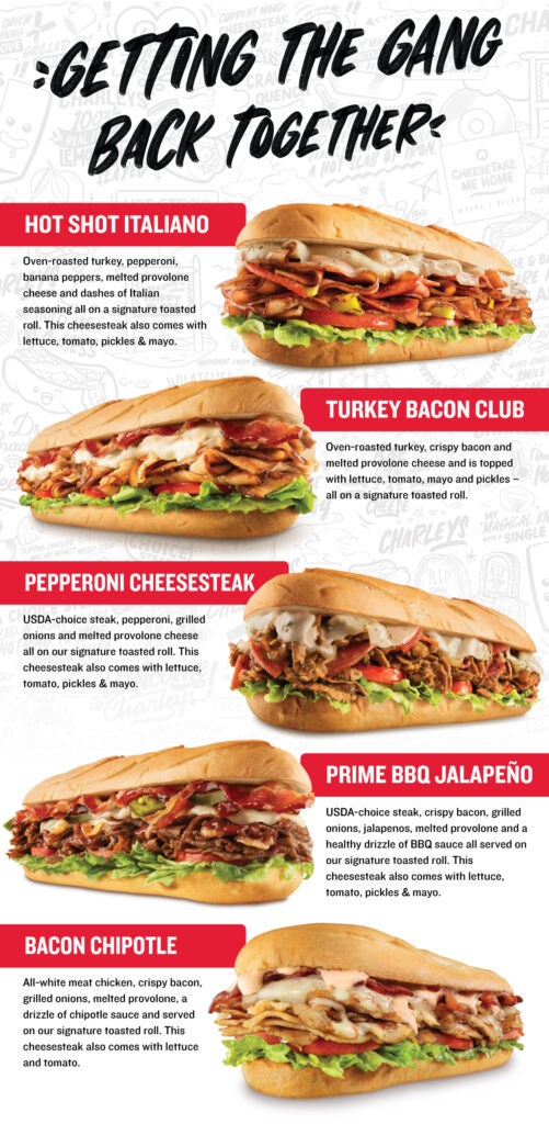 Charleys Cheesesteak Favorites
