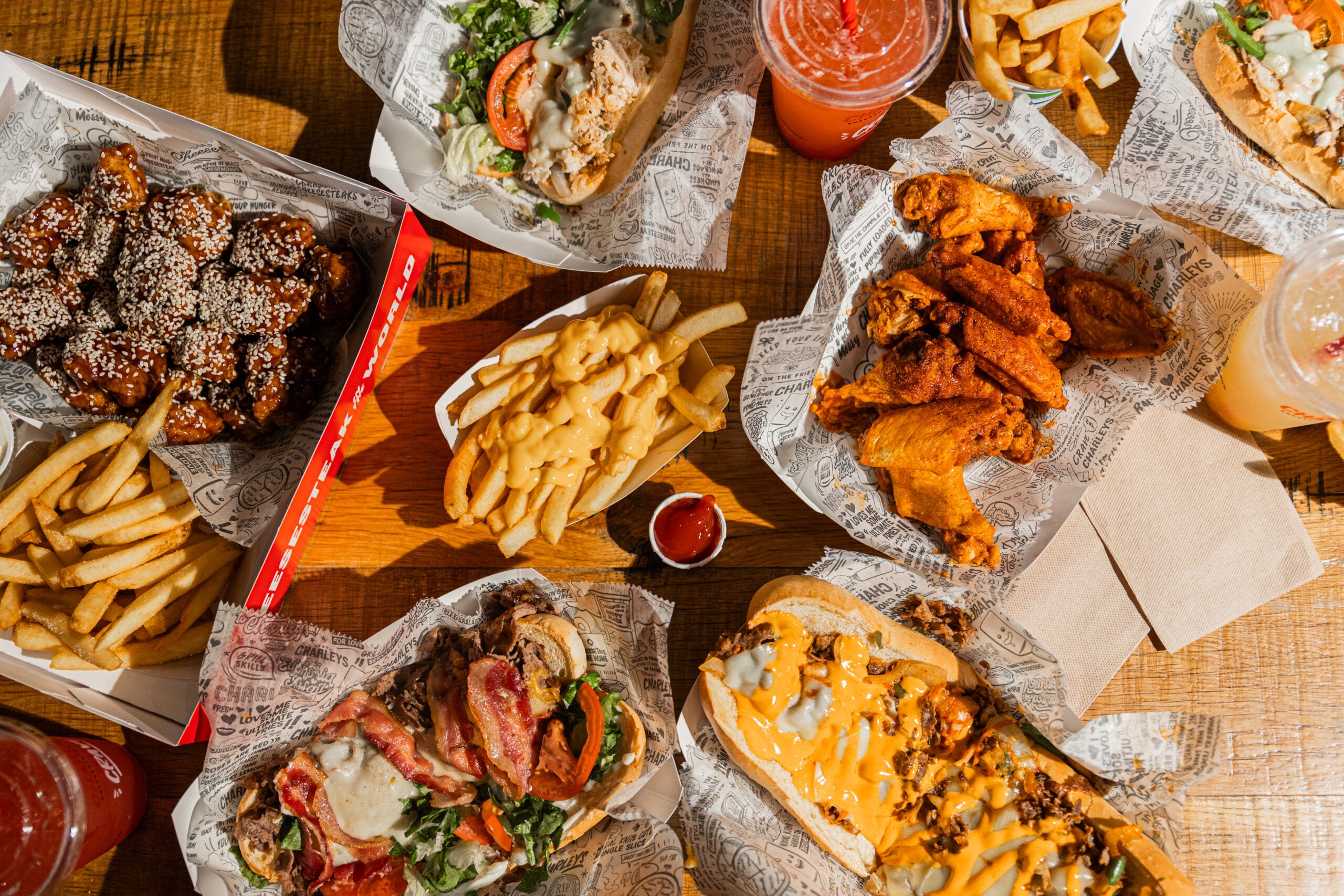 Charleys Cheesesteaks is ready for the big game this weekend, are you? We’ve got a rivalry of our own on our hands, and it’s up to you to settle the score.  